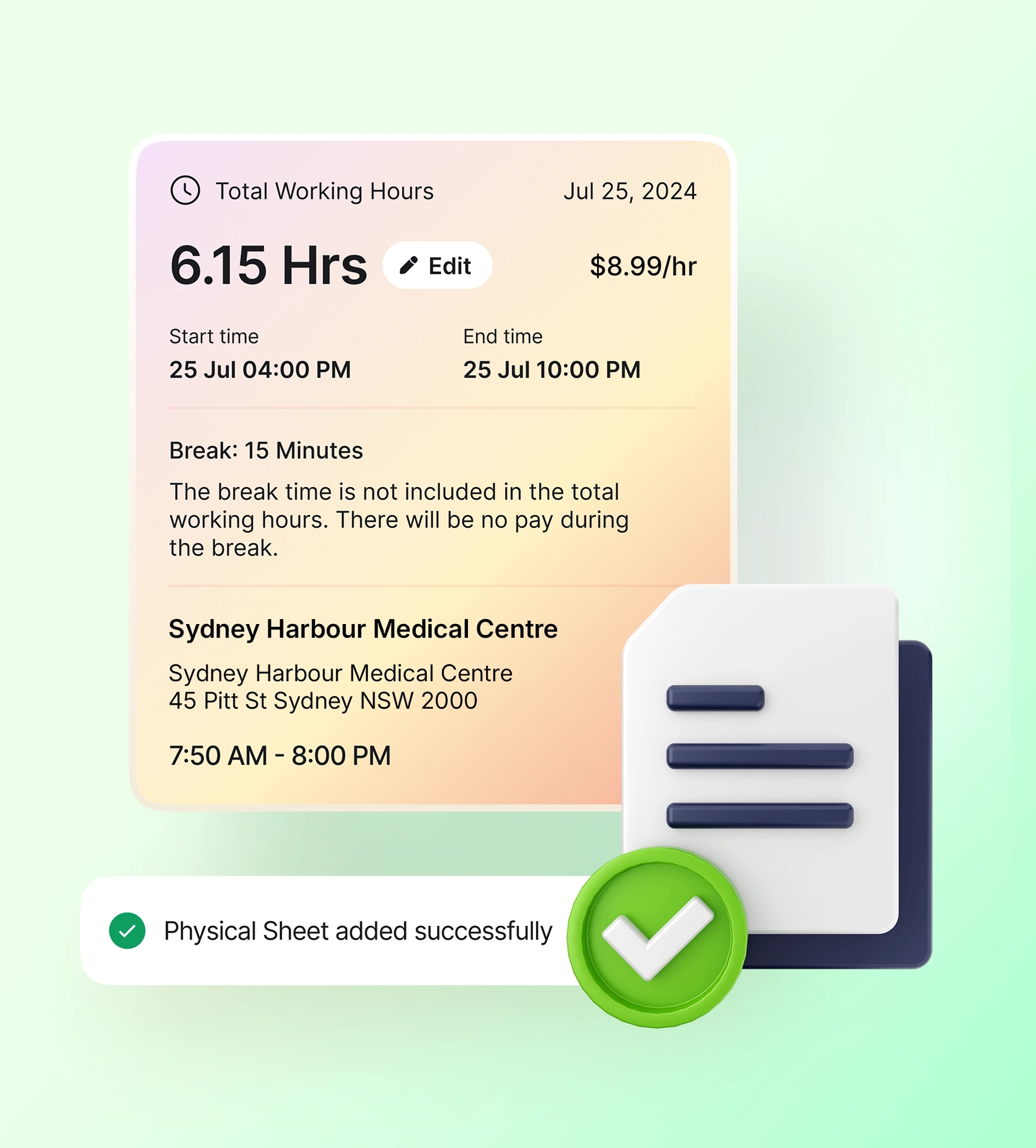 Physical Timesheet